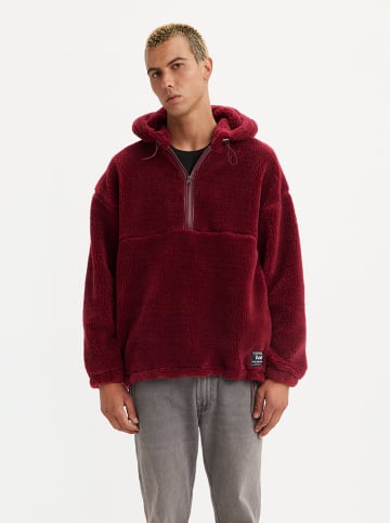 Levi´s Fleece hoodie bordeaux