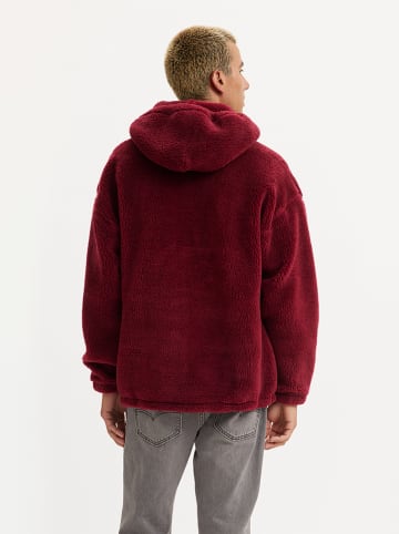 Levi´s Fleece hoodie bordeaux