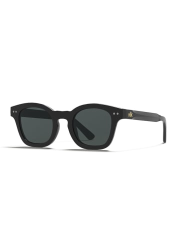 HANUKEII Okulary przeciwsłoneczne unisex "Tarifa" w kolorze czarnym