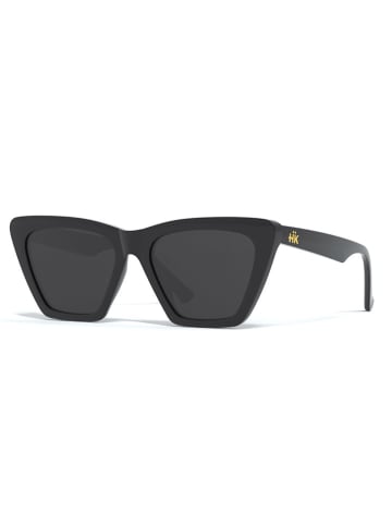 HANUKEII Okulary przeciwsłoneczne unisex "Zante" w kolorze czarnym