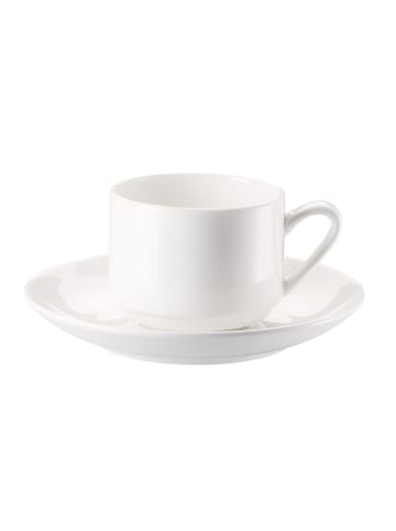 Rosenthal 6-delige set: koffieschotels "Jade" wit - Ø 14,5 cm