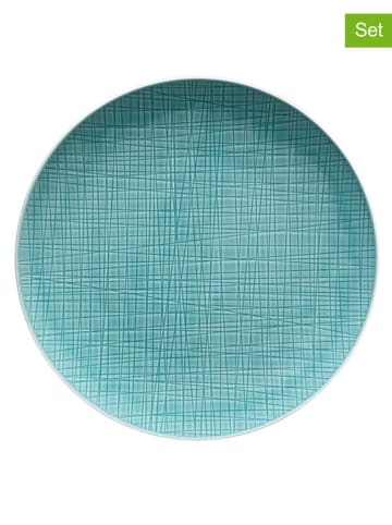 Rosenthal 6-delige set: dinerborden "Mesh Colours" blauw - Ø 27 cm