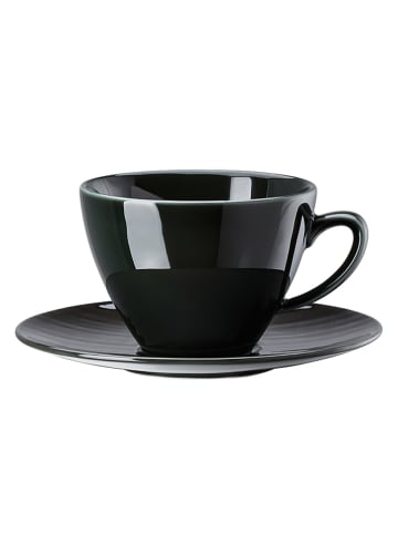 Rosenthal 6-delige set: koffieschotels "Mesh Colours" zwart - Ø 15,5 cm