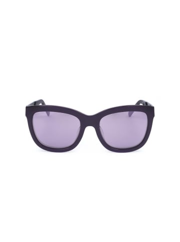 Swarovski Damskie okulary przeciwsłoneczne w kolorze ciemnofioletowym