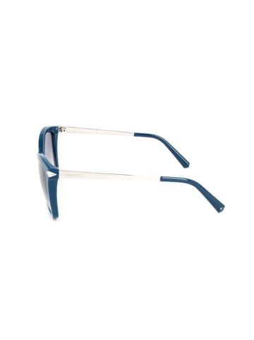 Swarovski Damen-Sonnenbrille in Blau/ Silber