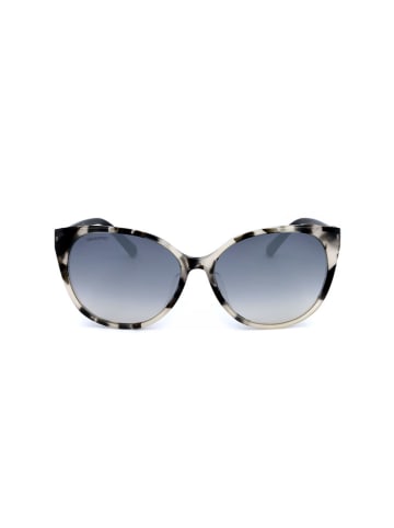 Swarovski Damen-Sonnenbrille in Schwarz-Weiß/ Blau