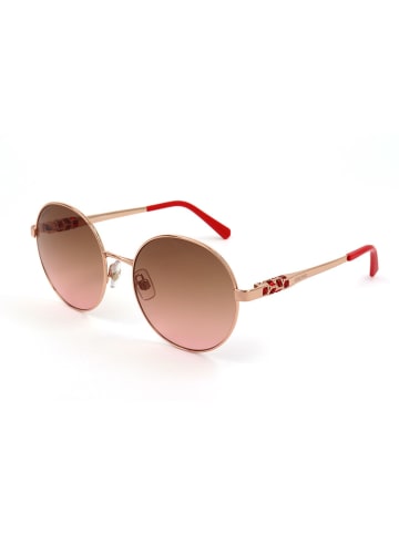 Swarovski Damen-Sonnenbrille in Roségold-Rot/ Braun