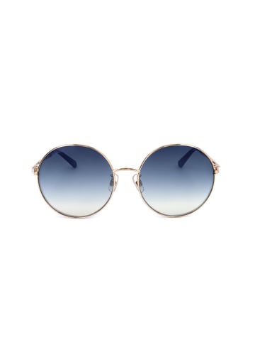Swarovski Damen-Sonnenbrille in Gold/ Blau