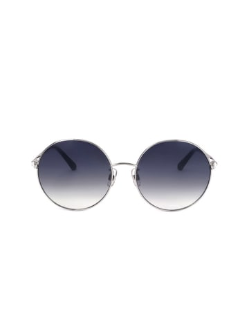 Swarovski Damskie okulary przeciwsłoneczne w kolorze srebrno-granatowym