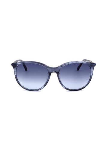 Swarovski Damskie okulary przeciwsłoneczne w kolorze niebieskim