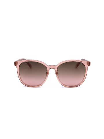 Swarovski Damen-Sonnenbrille in Transparent-Rosa/ Braun