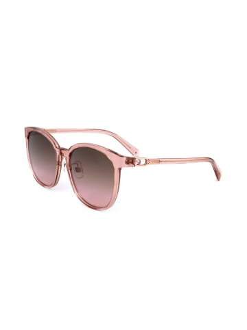 Swarovski Damen-Sonnenbrille in Transparent-Rosa/ Braun