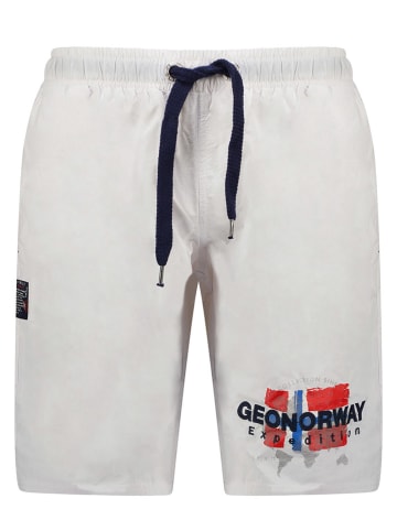 Geographical Norway Badeshorts "Qovanni" in Weiß