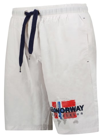 Geographical Norway Badeshorts "Qovanni" in Weiß