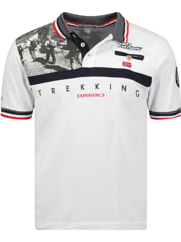 Geographical Norway Poloshirt "Kevyn" in Weiß