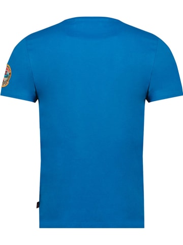 Geographical Norway Koszulka "Jibo" w kolorze niebieskim
