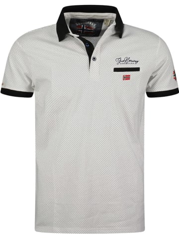 Geographical Norway Poloshirt "Kingdom" in Weiß