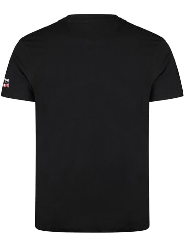 Geographical Norway Shirt "Jhagen" in Schwarz