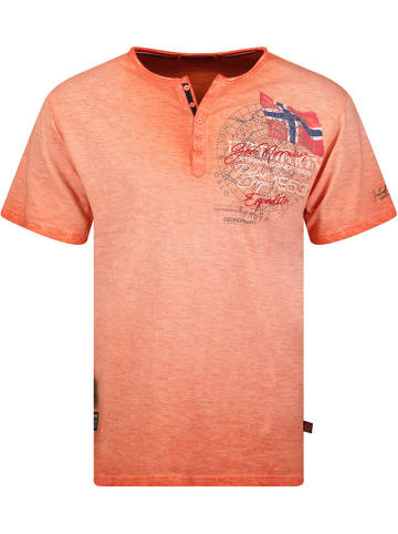 Geographical Norway Shirt "Jerdi" in Orange