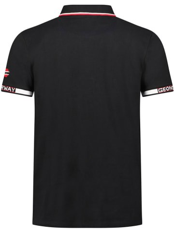 Geographical Norway Poloshirt "Kauge" in Schwarz