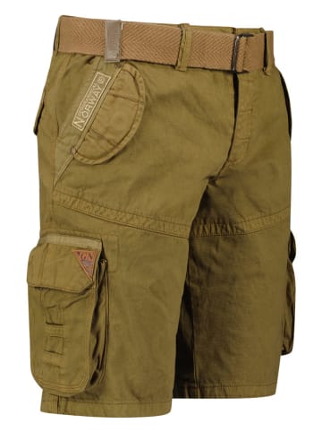 Geographical Norway Bermudy w kolorze khaki