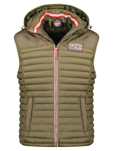Geographical Norway Doorgestikte bodywarmer "Vadalmo" kaki