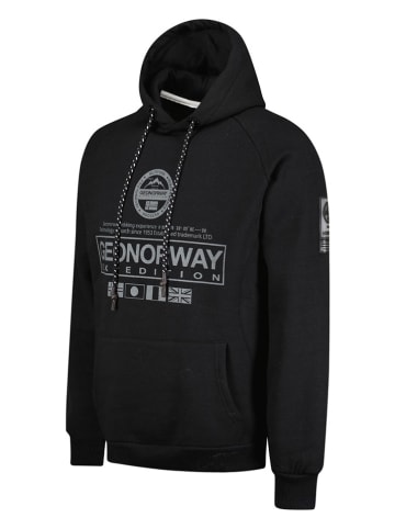 Geographical Norway Hoodie "Gozalo" in Schwarz