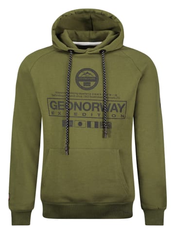 Geographical Norway Hoodie "Gozalo" in Khaki