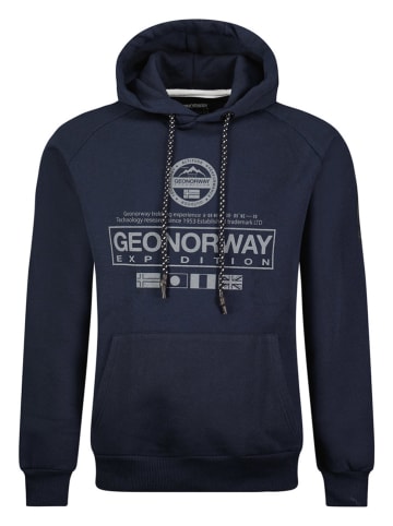 Geographical Norway Hoodie "Gozalo" donkerblauw