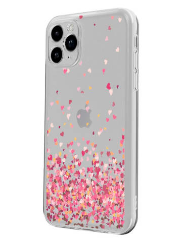 BERRIEPIE Case voor iPhone transparant/roze