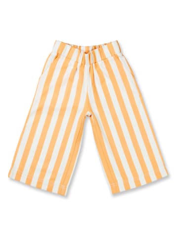 Sense Organics Spodnie "Wala" w kolorze pomarańczowo-białym