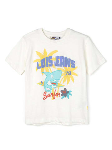Lois Shirt wit/meerkleurig