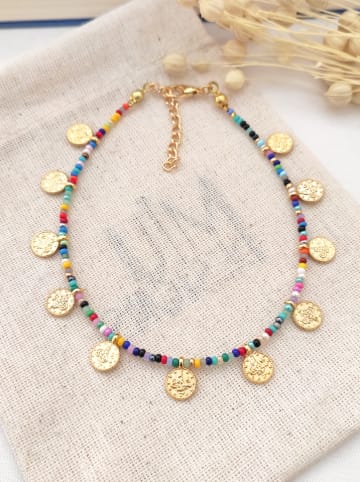 atelier MIU Pozłacana bransoletka z elementami ozdobnymi