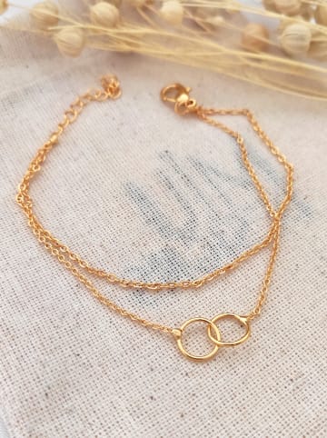 atelier MIU Pozłacana bransoletka z elementem ozdobnym