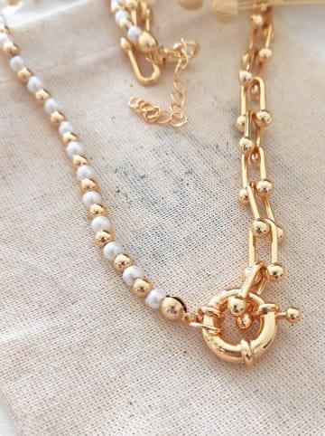 atelier MIU Vergulde ketting met sierelement - (L)45 cm