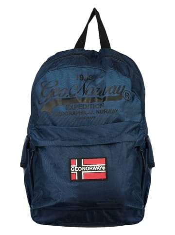 Geographical Norway Rugzak "San Francisco" donkerblauw - (B)31 x (H)43 x (D)15 cm