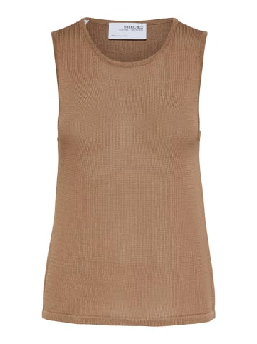 SELECTED FEMME Top lichtbruin