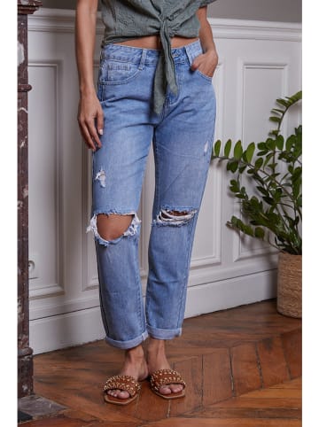 Joséfine Spijkerbroek "Jekel" - regular fit - blauw