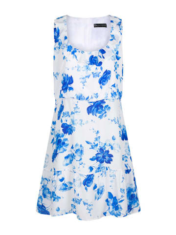 Bleu d'Azur Kleid "Corfou" in Blau/ Weiß