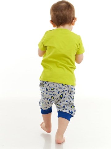 Denokids 2-delige outfit "Super Dino" groen