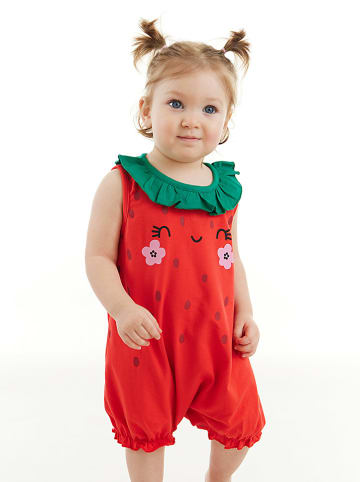 Denokids Kombinezon "Strawberry" w kolorze czerwonym