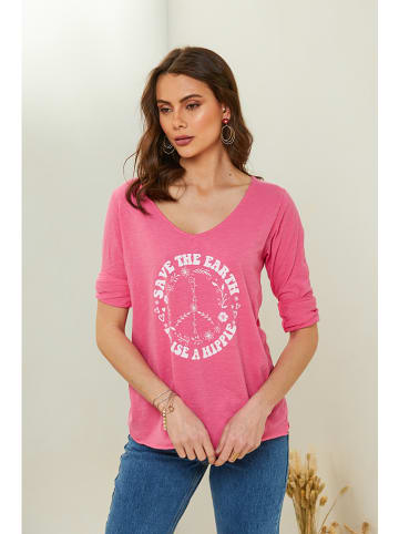 Pure Cotton Shirt roze