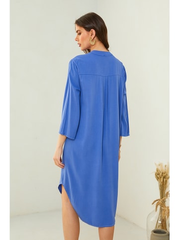Pure Cotton Sukienka w kolorze niebieskim