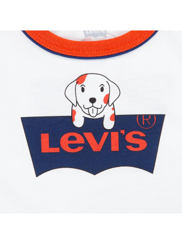 Levi's Kids 2tlg. Outfit in Weiß/ Blau