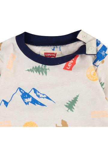 Levi's Kids 2tlg. Outfit in Rot/ Beige