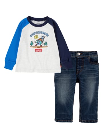 Levi's Kids 2-częściowy zestaw w kolorze niebieskim