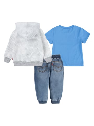 Levi's Kids 3-delige outfit blauw/grijs