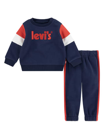 Levi's Kids 2-delige outfit donkerblauw