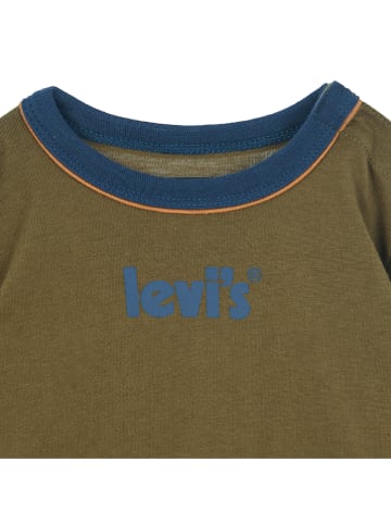 Levi's Kids 2tlg. Outfit in Khaki/ Blau