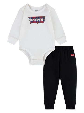 Levi's Kids 2tlg. Outfit in Weiß/ Schwarz